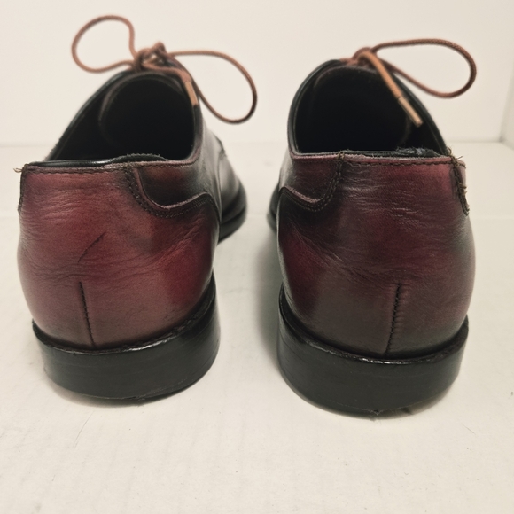 Allen Edmonds Belgium Oxford Dress Shoes Mens 8.5 B Burgundy Oxblood Toe Derby main image 7